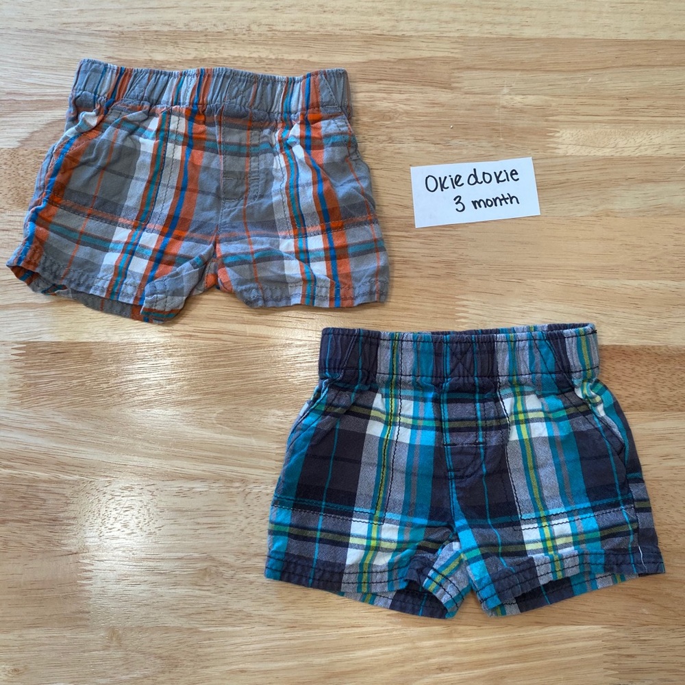 Baby boy shorts 0-3 month